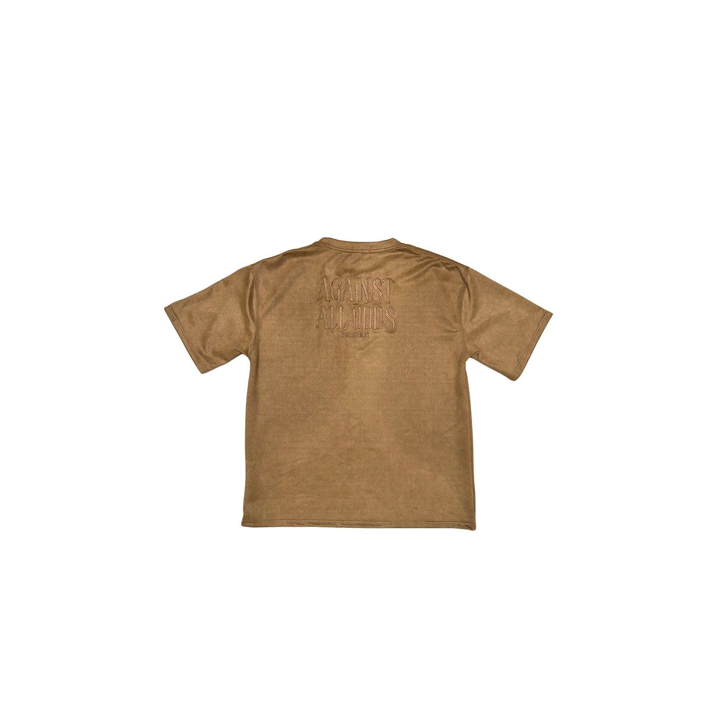 "AGAINST ALL ODDS" Suede shirt - Brown