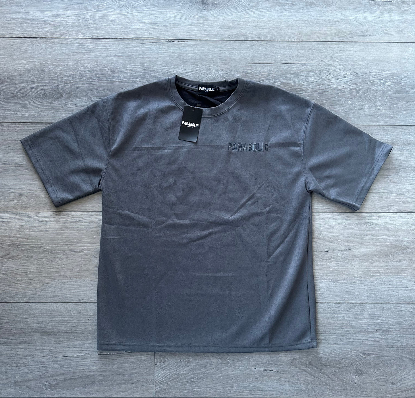 "AGAINST ALL ODDS" Suede shirt - Charcoal Grey